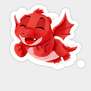 Red Dragon Sticker